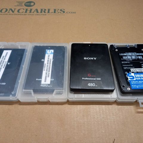 LOT OF 4 SONY G-SERIES 480GB PRO SSD