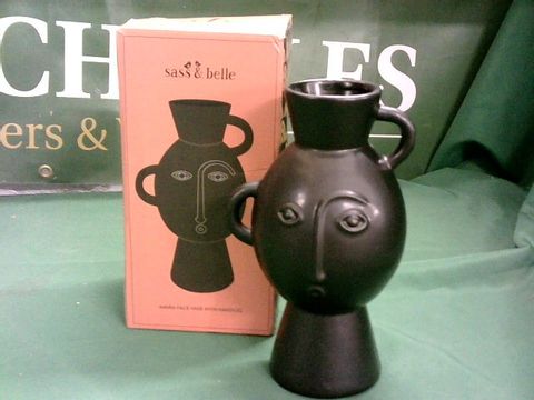 SASS & BELLE AMIRA FACE VASE WITH HANDLES 
