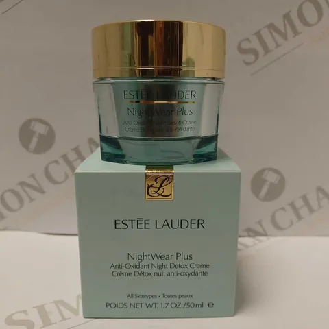 ESTEE LAUDER NIGHTWEAR PLUS MOISTURISER ANTI OXIDANT NIGHT DETOX CREME 50ML