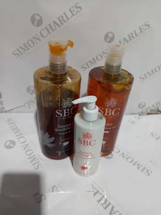 SBC ARNICA & SANDALWOOD FACE & BODY WASH, GEL & CREAMS