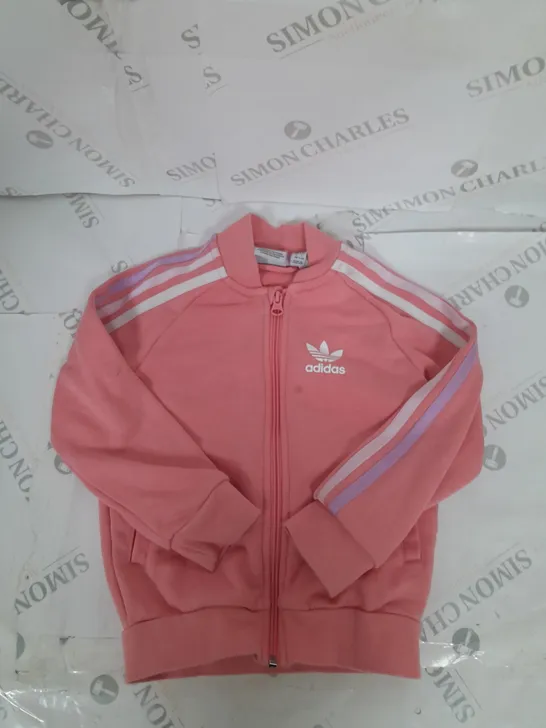 ADIDAS ORIGINAL ZIPPED TRACKSUIT TOP SIZE 4-5 YEARS