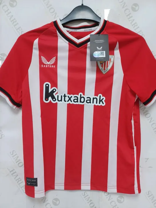 CASTORE ATHLETIC BILBAO KIDS REPLICA HOME JERSEY - UK JM