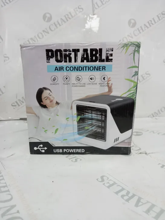 BOXED PORTABLE AIR CONDITIONER USB POWERED