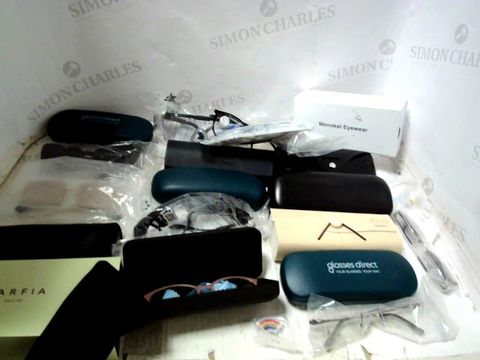 LOT OF APPROXIMATELY 20 ASSORTED EYEWEAR ITEMS TO INCLUDE; SPECTACLES, SUNGLASSES ETC