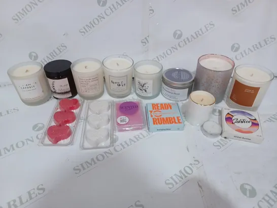 BOX TO CONTAIN APPROX. 15 X ASSORTED SCENTED & RELATION PRODUCTS. INCLUDES CANDLES & WAX MELTS - COLLECTION ONLY