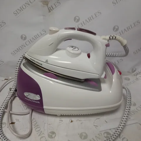 MORPHY RICHARDS JET STEAM GENERATOR IRON PINK/WHITE