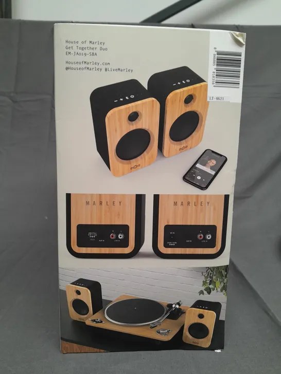 BOXED HOUSE OF MARLEY GET TOGETHER DUO SPEAKERS