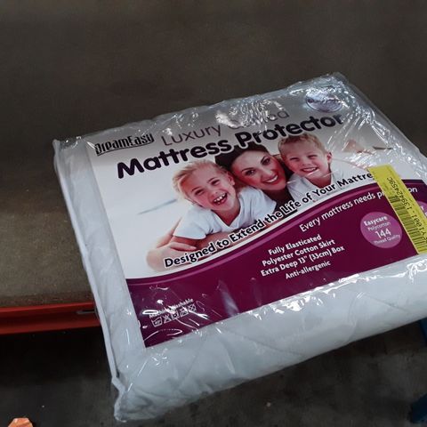 BAGGED LUXURY QUILTED HYPOALLERGENIC MATTRESS PROTECTOR - 121 X 191CM