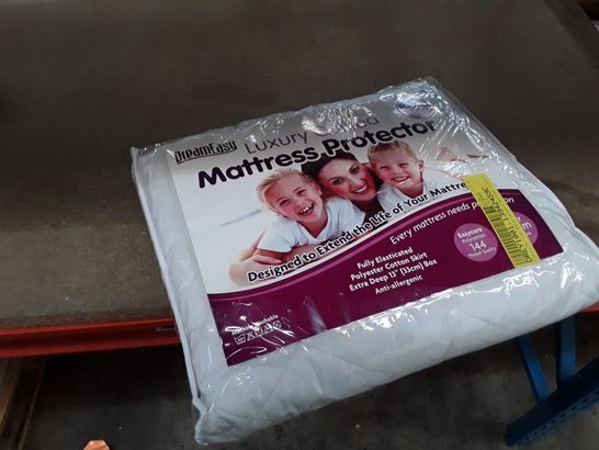 BAGGED LUXURY QUILTED HYPOALLERGENIC MATTRESS PROTECTOR - 121 X 191CM