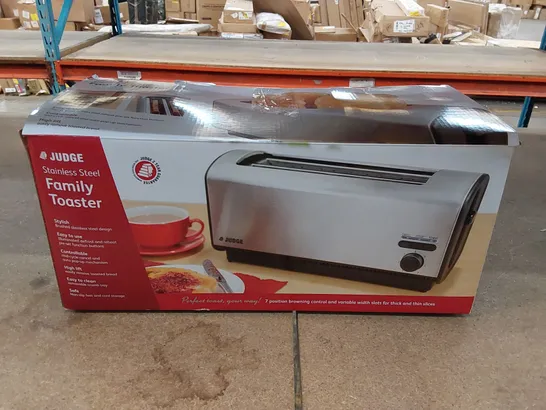 BOXED JUDGE ELECTRICALS FAMILY TOASTER (1 BOX)