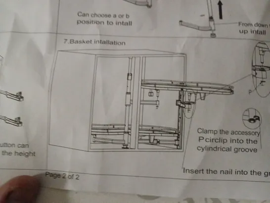 SWINGROD STORAGE FOR CUPBOARDS