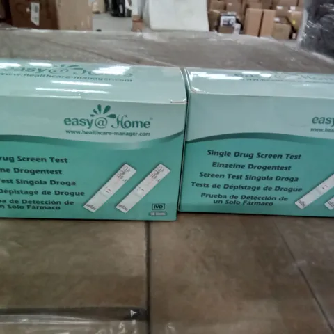 PALLET OF 24 BOXES EACH CONTAINING  APPROXIMATELY 72 EASY HOME SINGLE DRUG SCREEN TESTS