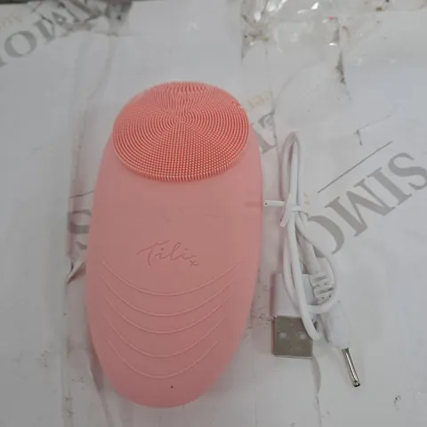 TILI RECHARGEABLE VARIABLE SPEED SILICONE FACIAL CLEANSING BRUSH
