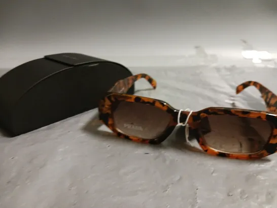 PRADA BOXED ORANGE SUNGLASSES 