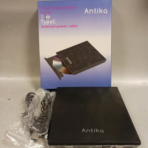 BOXED ANTIKA POP-UP MOBILE EXTERNAL DISK DRIVE 