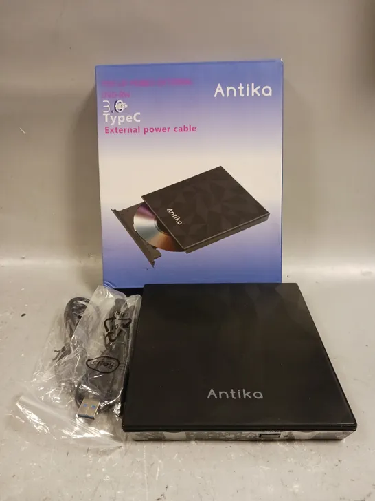 BOXED ANTIKA POP-UP MOBILE EXTERNAL DISK DRIVE 