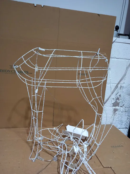 OUTDOOR WIRE LIGHT UP DEER 