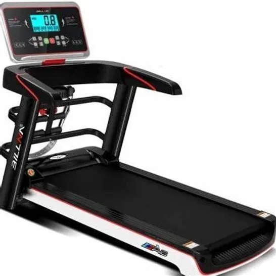 BOXED X STREAM GYM BILLNA A6 BASIC FOLDABLE MOTORISED TREADMILL - BLACK