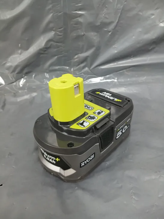 RYOBI RB18L50 18V ONE+ LITHIUM+ 5.0AH BATTERY RRP £124.99