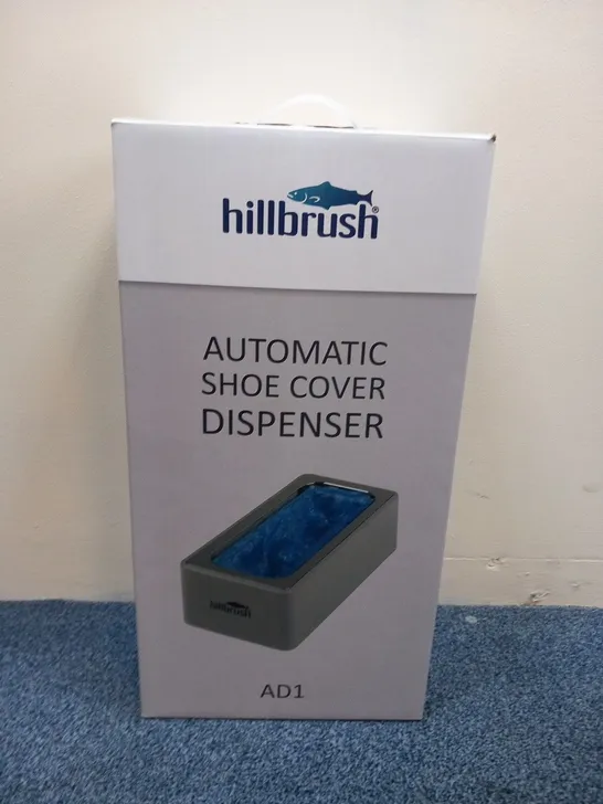 4 BRAND NEW HILLBRUSH AUTOMATIC SHOE COVER DISPENSERS AD1