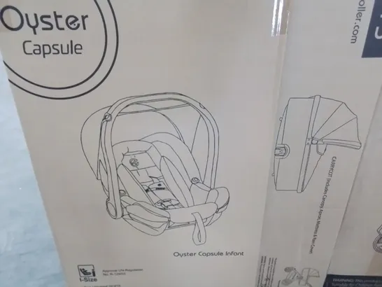 BOXED OYSTER 3 LUXURY 7-PIECE PRAM SET IN CREME BRULEE - 4 BOXES RRP £979