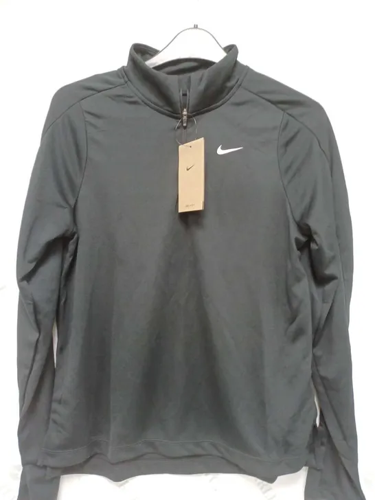 NIKE KIDS QUARTER ZIP FLEECE IN BLACK - XL