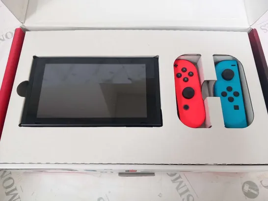 BOXED NINTENDO SWITCH HANDHELD GAMES CONSOLE