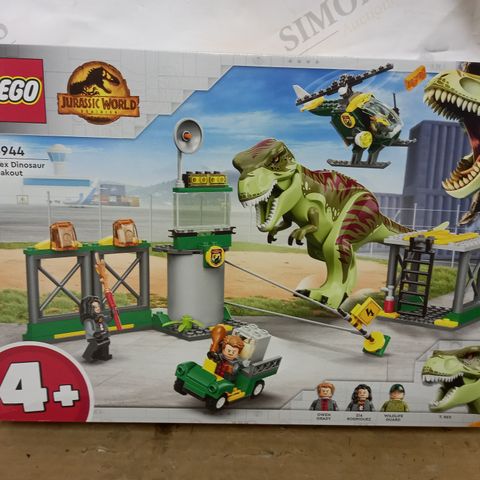 BOXED LEGO JURASSIC WORLD T-REX DINOSAUR BREAKOUT SET (76944)