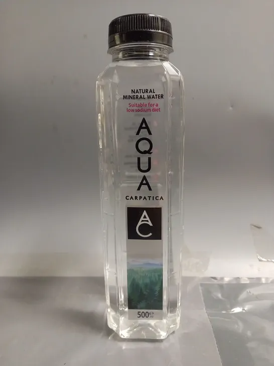 APPROXIMATELY 14 AQUA CARPATICA NATURAL MINERAL WATER STILL 500ML