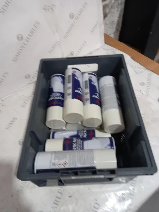 APPROXIMATELY 10 ASSORTED AEROSOL ITEMS TO INCLUDE PLASTIC PAINT - COLLECTION ONLY 