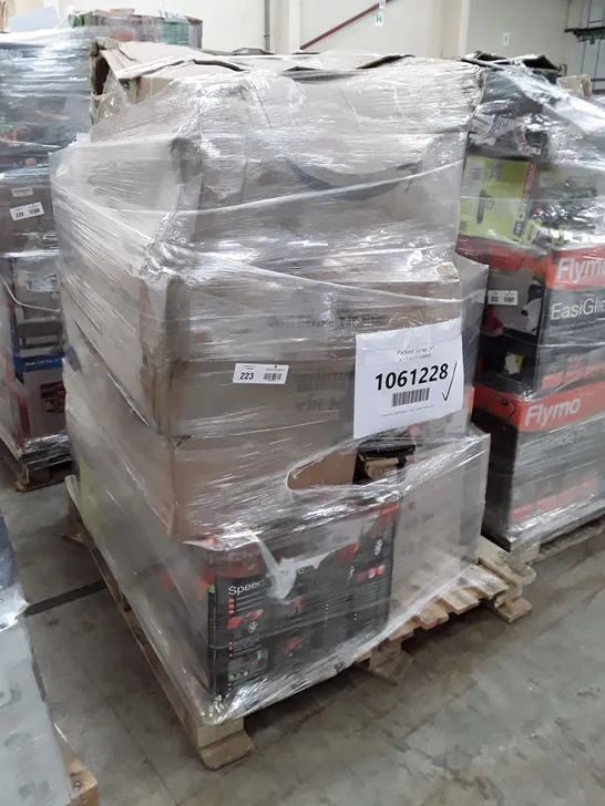 PALLET OF APPROXIMATELY 16 UNPROCESSED RAW RETURN HOUSEHOLD AND ELECTRICAL GOODS TO INCLUDE;