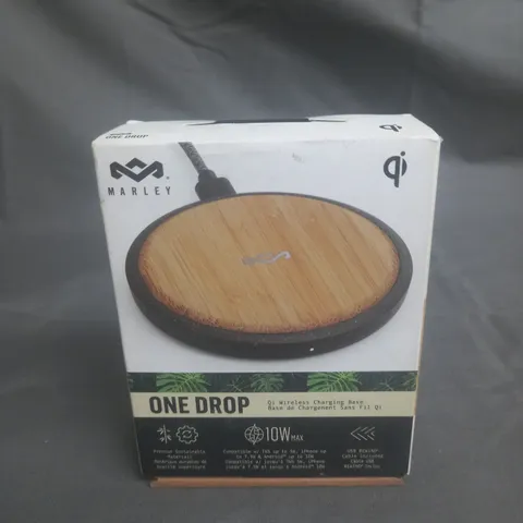 BOXED MARLEY ONE DROP WIRELESS CHARGING BASE 