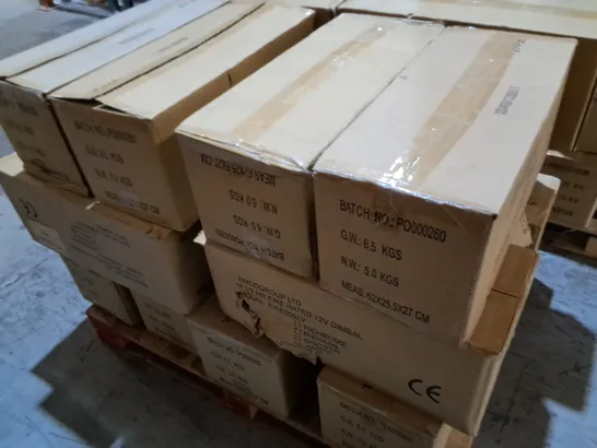 PALLET CONTAINING 18 20-PACK BOXES OF EMCOLITE 100 MINUTE FIRE RATED MR16 GIMBAL DOWNLIGHTS