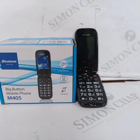 BOXED BINATONE BIG BUTTON MOBILE PHONE - M405