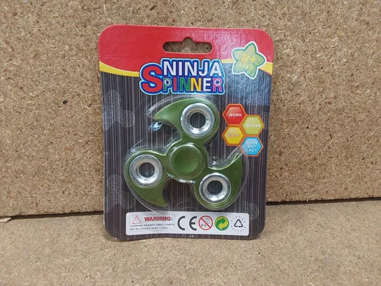 BOX TO CONTAIN APPROX 48 X NINJA FIDGET SPINNERS - GREEN