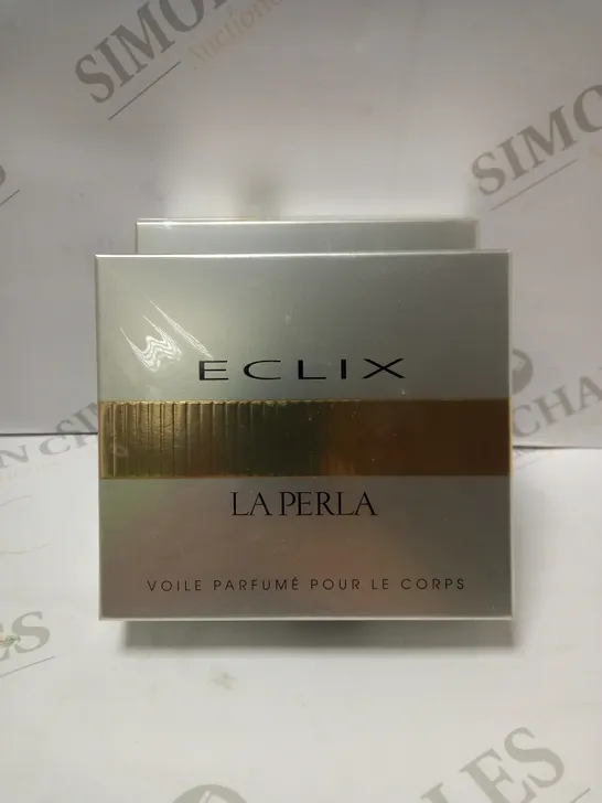 LOT OF 2 X 200ML ECLIX LA PERLA PERFUMED BODY LOTION 