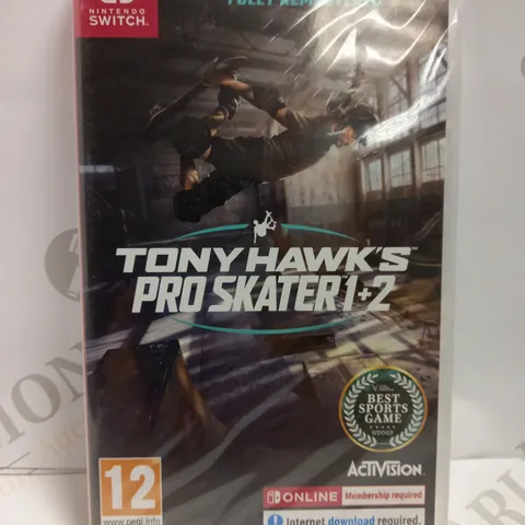 SEALED NINTENDO SWITCH TONY HAWKS PRO SKATER 1+2 GAME