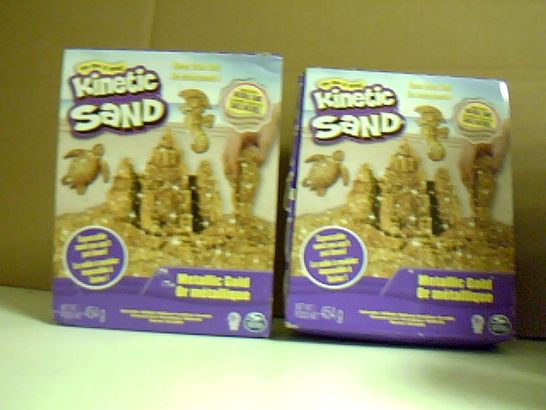 KINETIC SAND METALLIC GOLD 2 BOXES