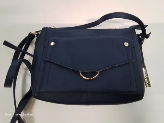 ASHWOOD GENUINE LEATHER HANDBAG IN BLUE