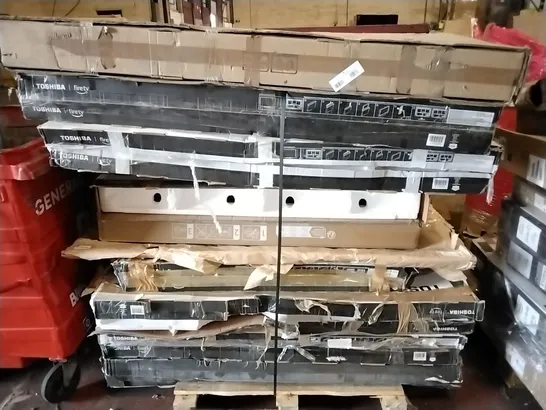 PALLET OF 11 ASSORTED TV'S TO INCLUDE TOSHIBA