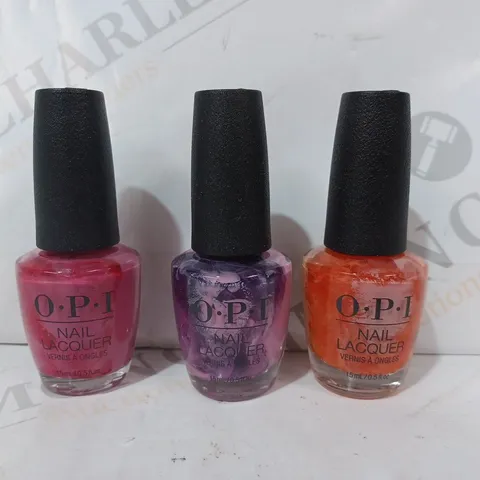 BOXED O.P.I NAIL LACQUER SET