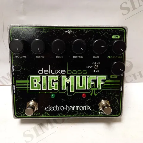 ELECTRO-HARMONIX DELUXE BASS BIG MUFF PI BASS EFFECTS PEDAL