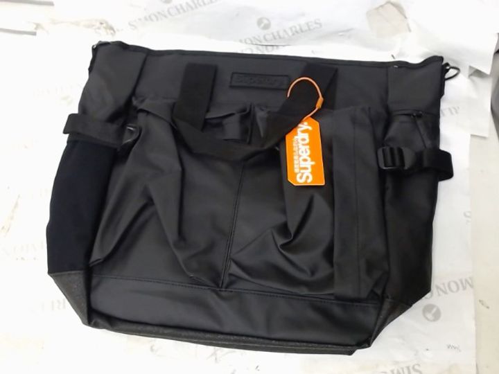 superdry black handbag