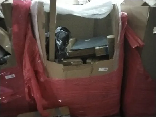 PALLET OF ASSORTED ITEMS TO INCLUDE: FARINI OFFICE CHAIR, SHOE RACK, PET NECK PROTECTOR, STEP LADDER ETC 