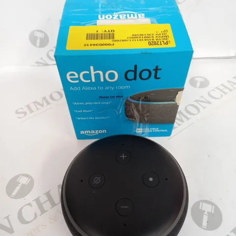 BOXED AMAZON ECHO DOT SPEAKER