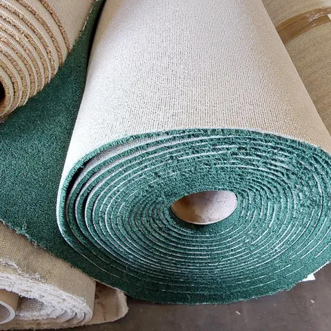 ROLL OF QUALITY CROPTHORNE CYPRESS CARPET - 15.05M L X 4M W