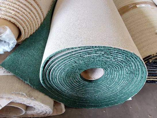 ROLL OF QUALITY CROPTHORNE CYPRESS CARPET - 15.05M L X 4M W