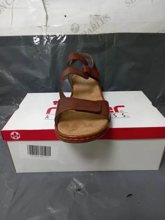 RIEKER ANTI-STRESS SANDALS BROWN SIZE EU 41