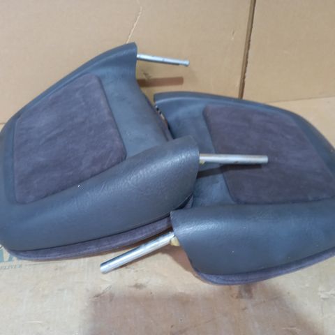 BOXED PAIR OF DESIGNER VEHICLE HEAD RESTS