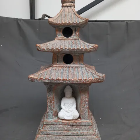 MY GARDEN STORIES SOLAR LED BUDDHA PAGODA